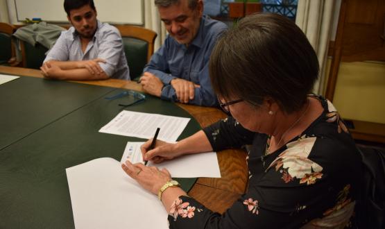 firma del convenio