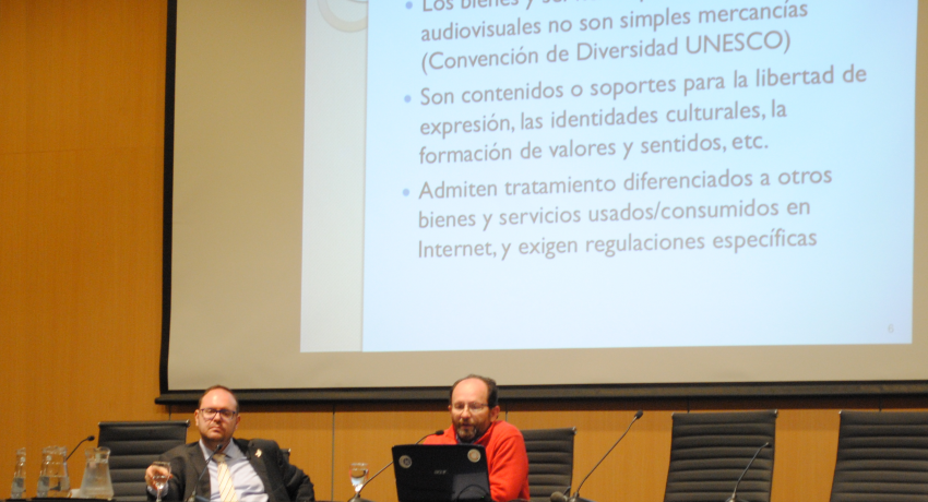 seminario internacional "Servicios OTT audiovisuales en internet: ¿Regular o desregular?"