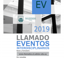 Afiche difusión Programa Eventos Interdisciplinarios del EI convocatoria 2018