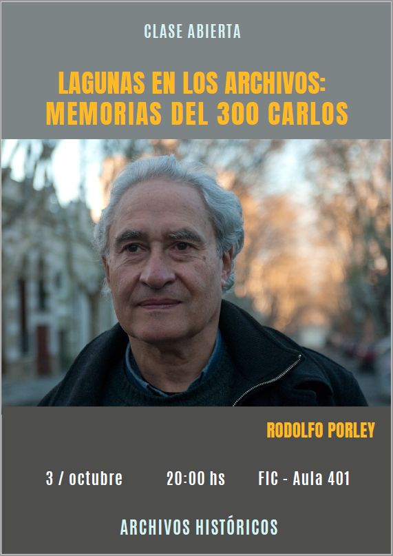 Lagunas de archivos: Memorias del 300 Carlos 