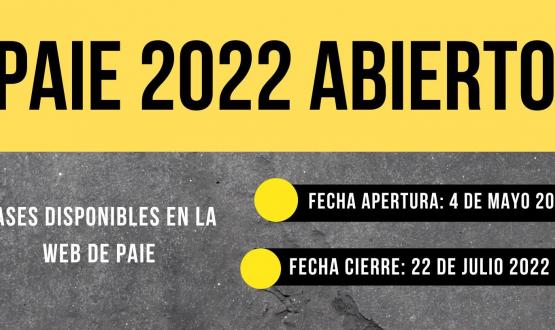 afiche de difusión del PAIE