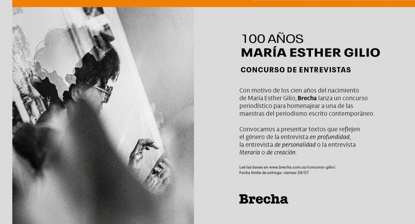 Afiche de semanario Brecha