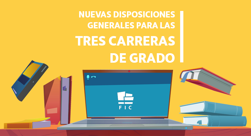 imagen representativa de las nuevas disposiciones generales para las tres carreras de grado