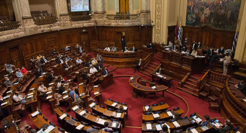 Sesión del Parlamento nacional