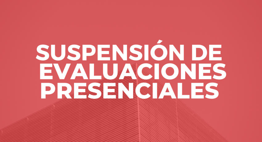 Suspensión de evaluaciones presenciales en la Udelar 