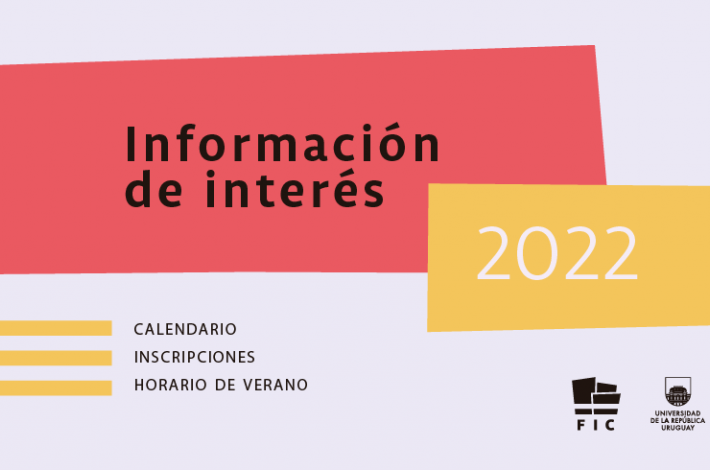 imagen: información de interés 2022