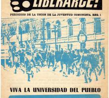 Publicación clandestina de la Unión de la Juventud Comunista (UJC) de Uruguay (1973).